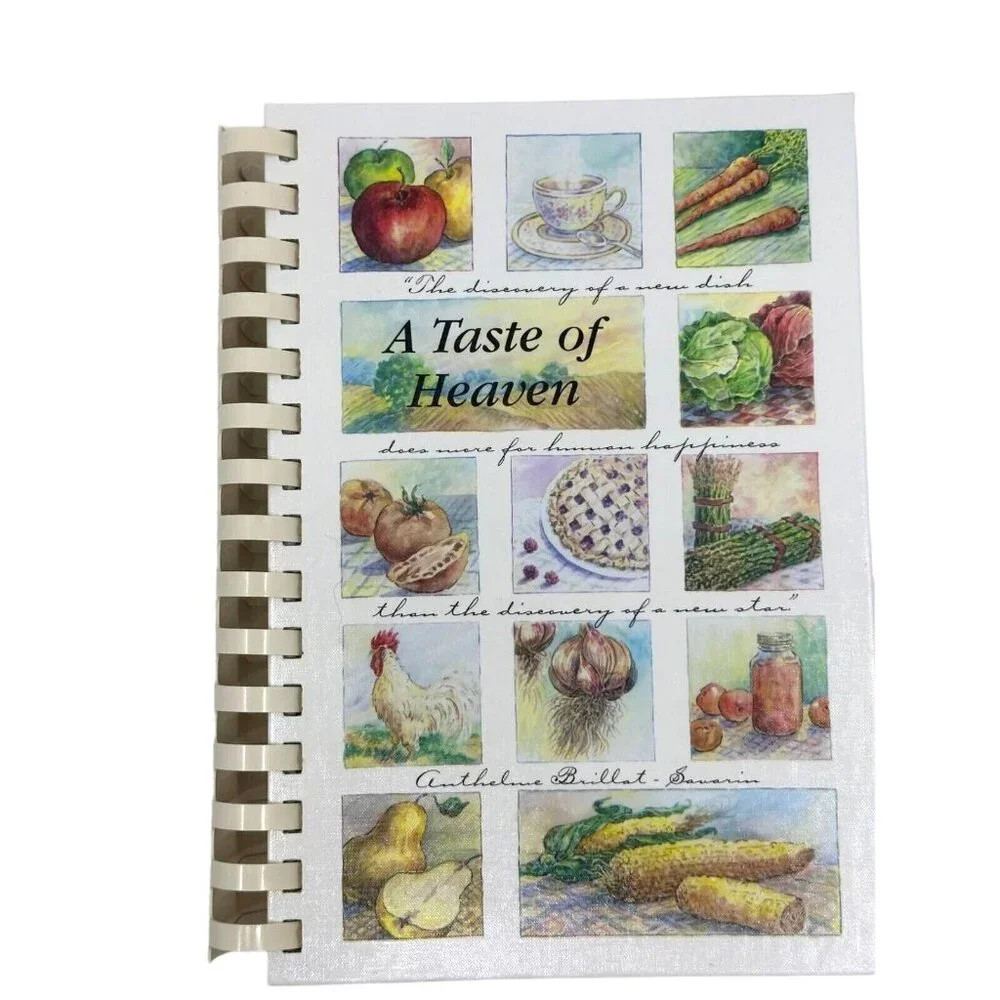A Taste Of Heaven Spiral Bound Cookbook Marietta First‎ Baptist Church SC 2001